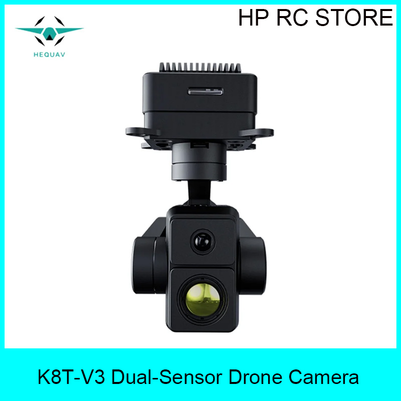 Thermal Imager Drone Gimbal - HEQUAV K8T-V3 Çift Sensörlü Drone Kamerası