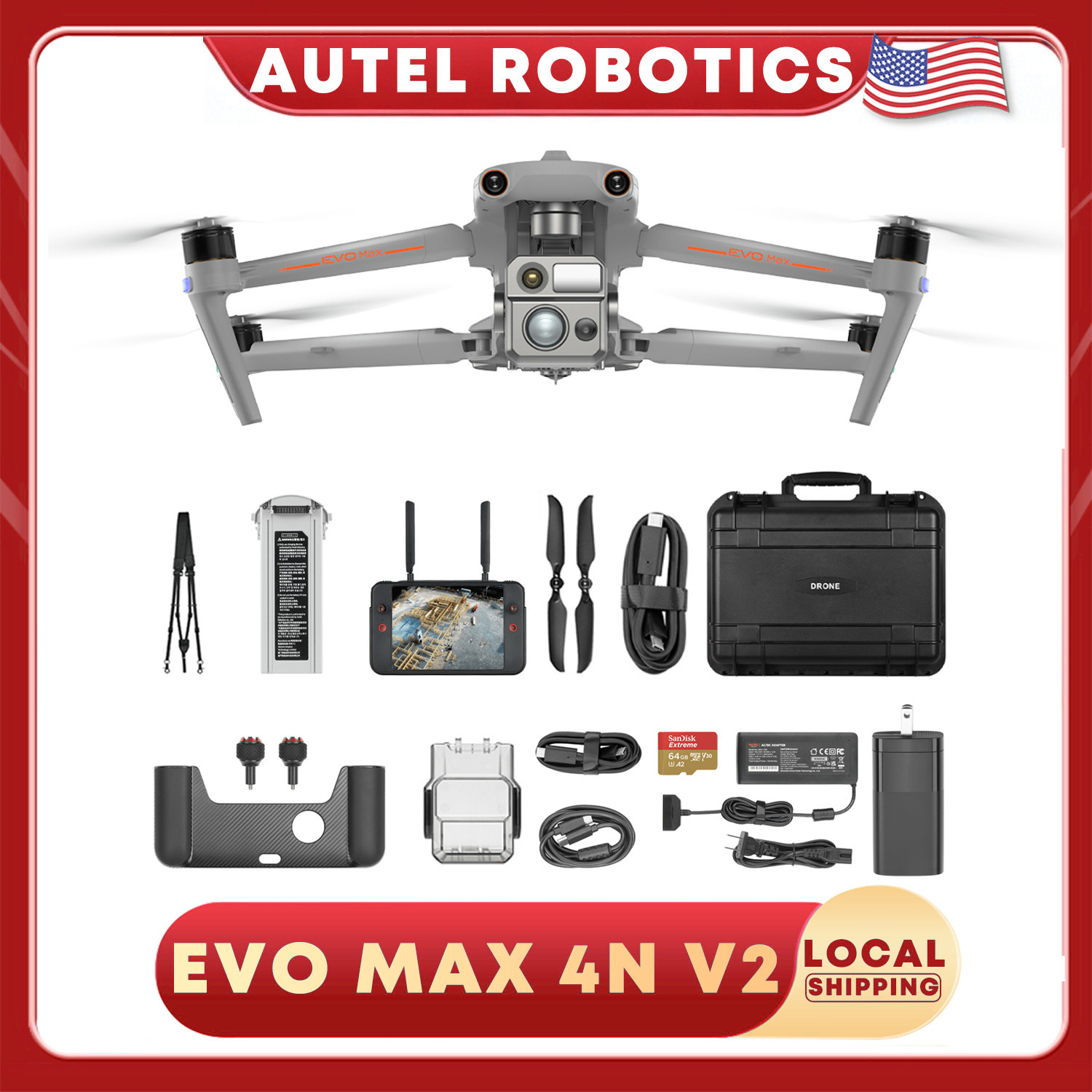 Thermal Imager Drone Gimbal - AutelRobotics EVO Max 4N V.2 Termal