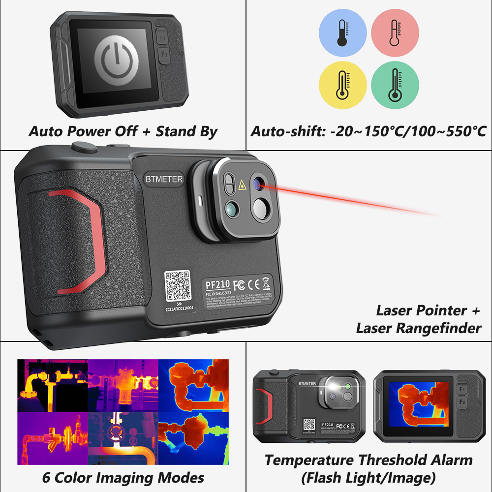 Thermal Imaging Camera 256X192 - 256x192 Termal Kamera Kılavuzu El Tipi